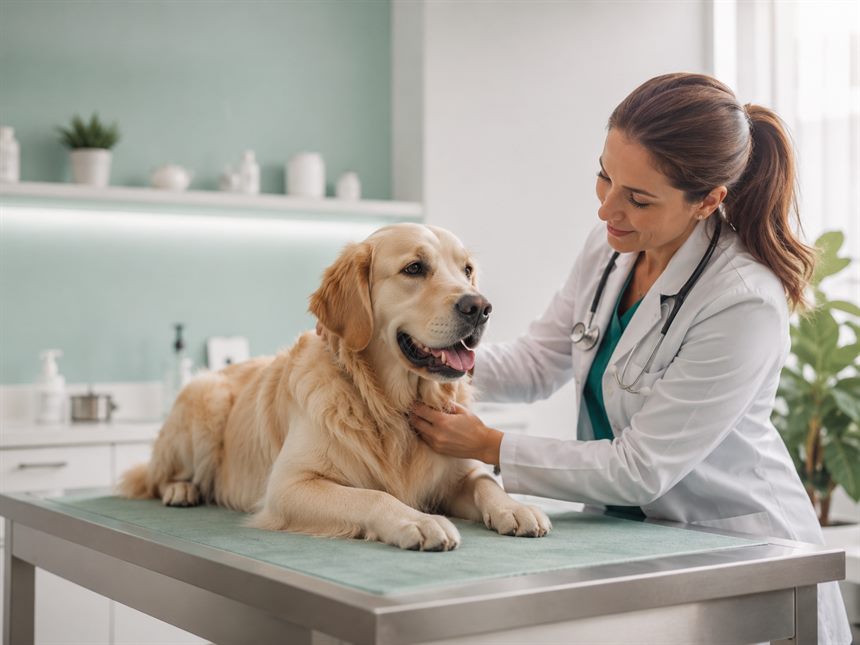 Consulta de rotina na Clínica Veterinária São CãoMilo
